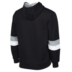 Las Vegas Raiders G-III Sports by Carl Banks Adaptive Faceoff Pullover Hoodie - Black/Silver on sale