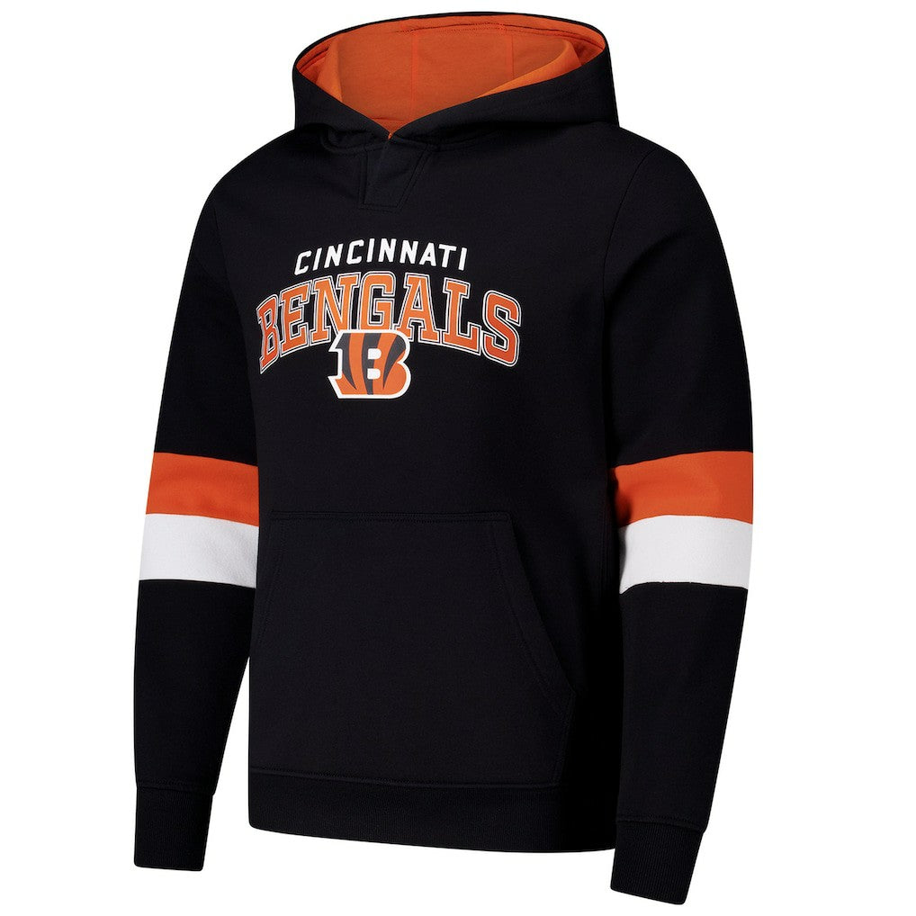 Cincinnati Bengals G-III Sports by Carl Banks Adaptive Faceoff Pullover Hoodie - Black/Orange online