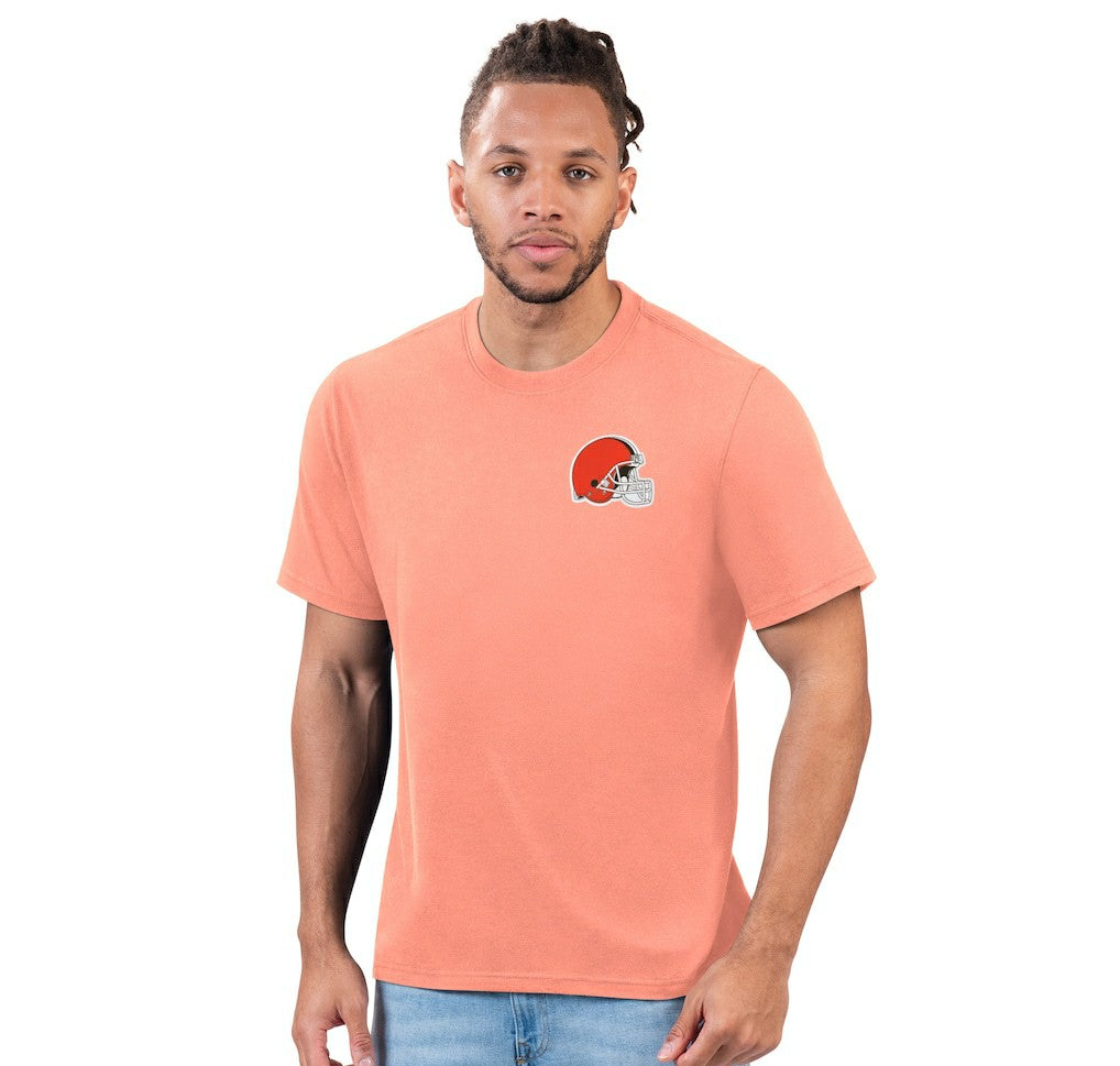Cleveland Browns Margaritaville Flip Flop T-Shirt - Orange cheap