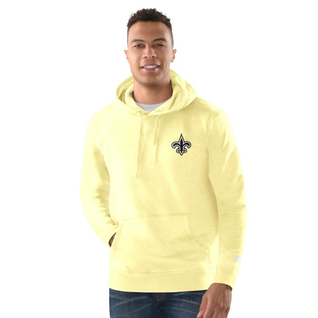 New Orleans Saints Margaritaville Time Flies Garment Dyed Pullover Hoodie - Gold cheap