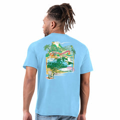 Houston Texans Margaritaville Time Flies T-Shirt - Light Blue sale