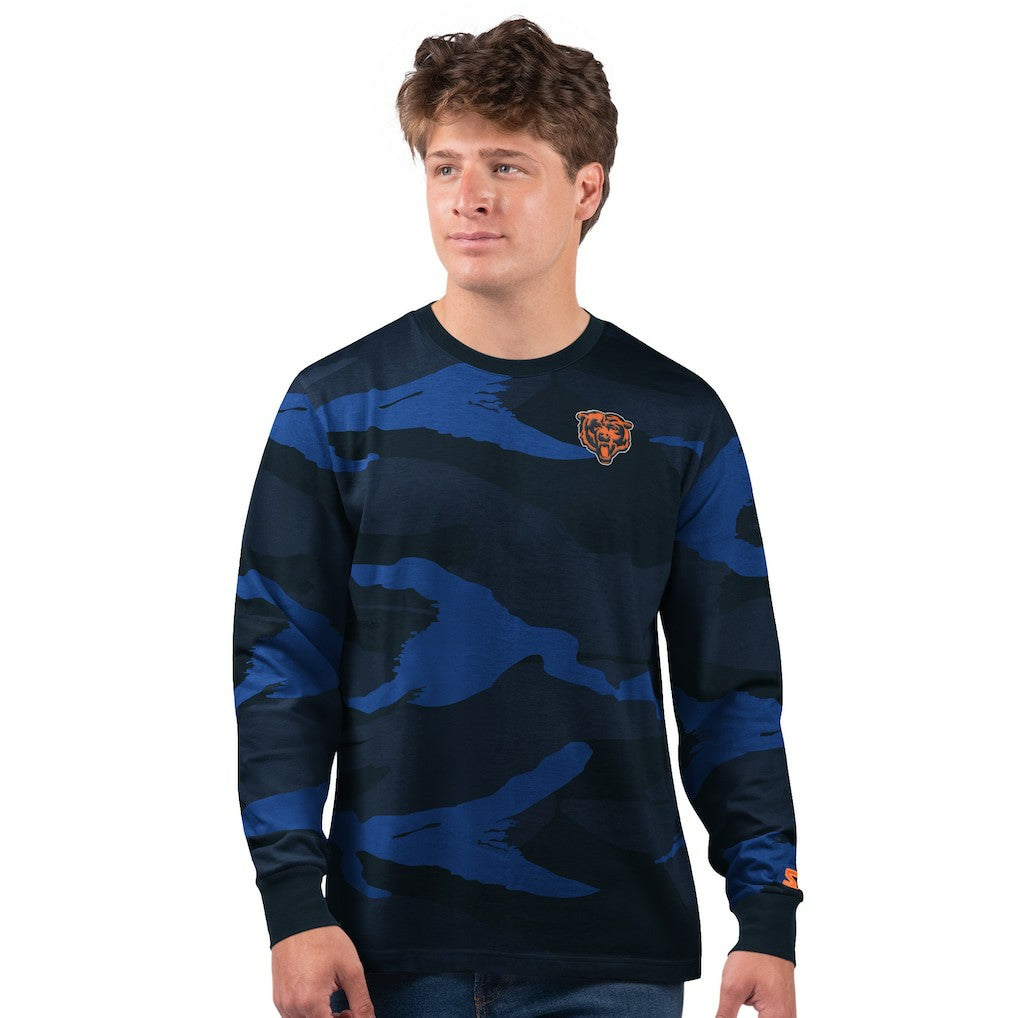 Chicago Bears Starter Thursday Night Gridiron Long Sleeve T-Shirt- Navy for sale
