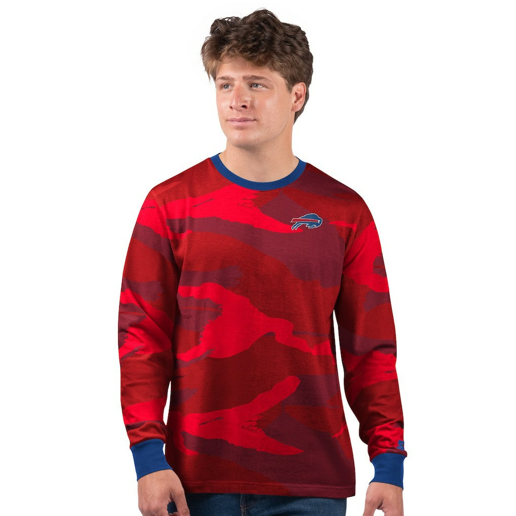 Buffalo Bills Starter Thursday Night Gridiron Long Sleeve T-Shirt- Red for sale