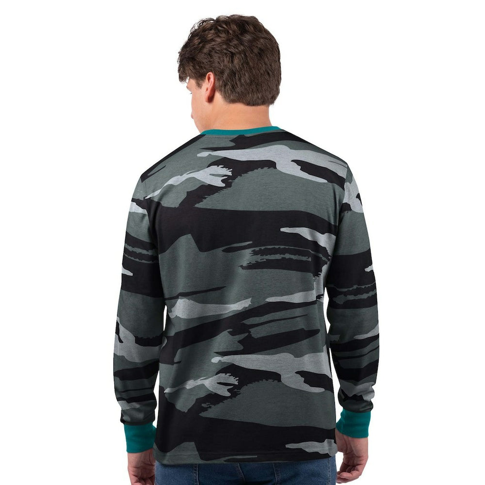 Miami Dolphins Starter Thursday Night Gridiron Vintage Logo Long Sleeve T-Shirt - Gray/Charcoal sale