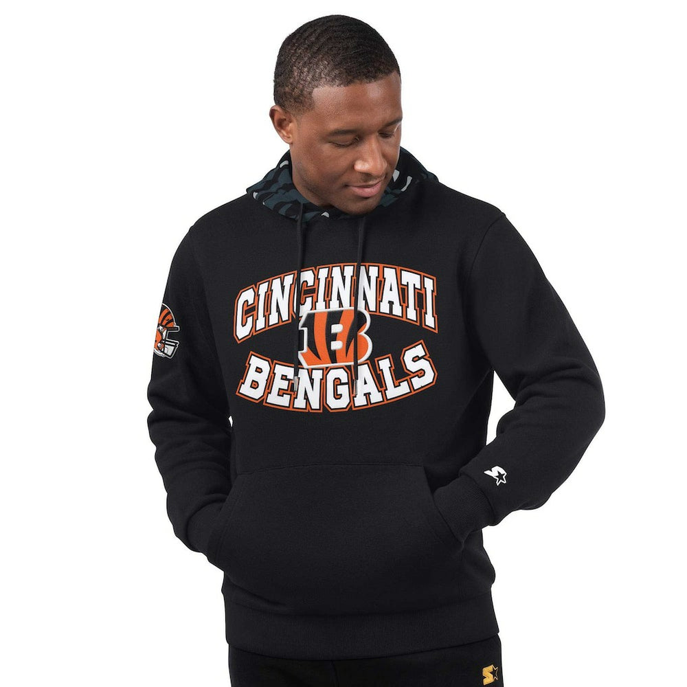 Cincinnati Bengals Starter Thursday Night Gridiron Pullover Hoodie - Black sale