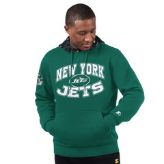 New York Jets Starter Thursday Night Gridiron Pullover Hoodie - Green sale