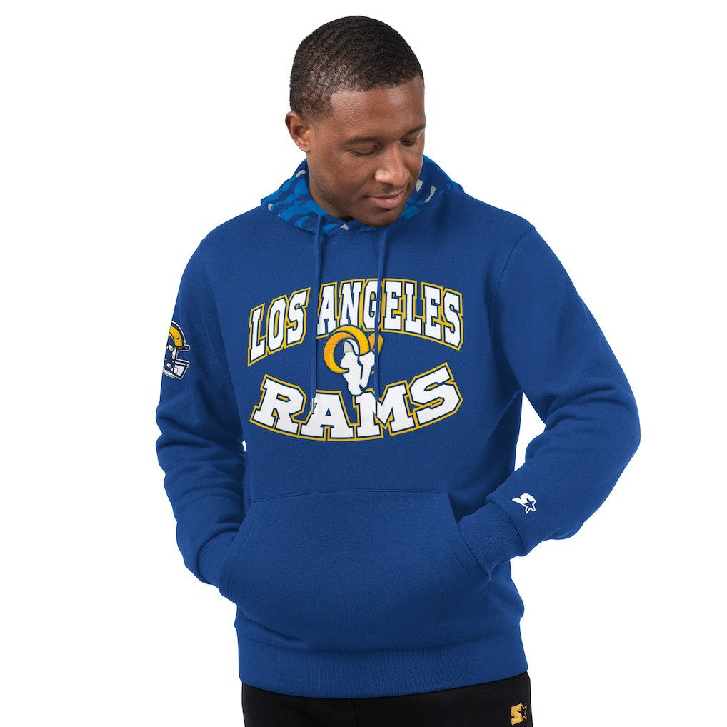 Los Angeles Rams Starter Thursday Night Gridiron Pullover Hoodie - Royal on sale