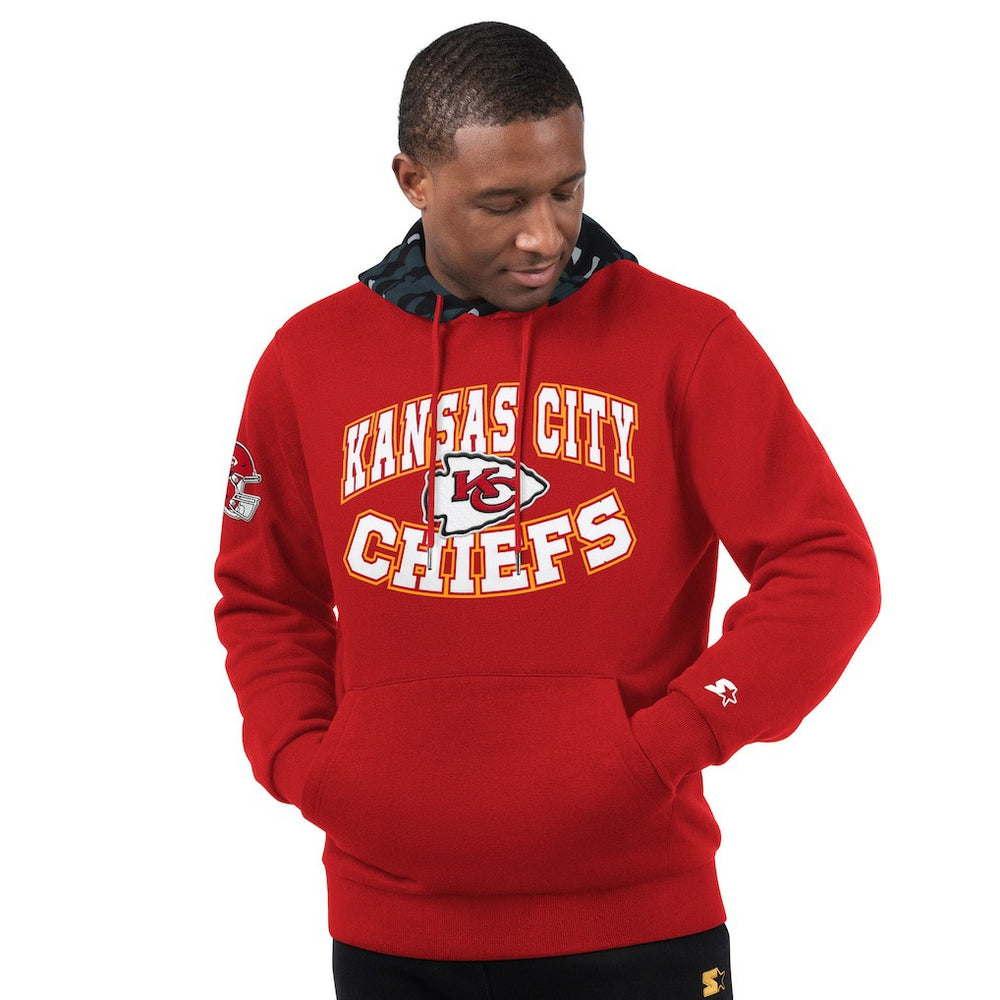 Kansas City Chiefs Starter Thursday Night Gridiron Pullover Hoodie - Red discount