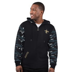 New Orleans Saints Starter Thursday Night Gridiron Full-Zip Hoodie - Black cheap
