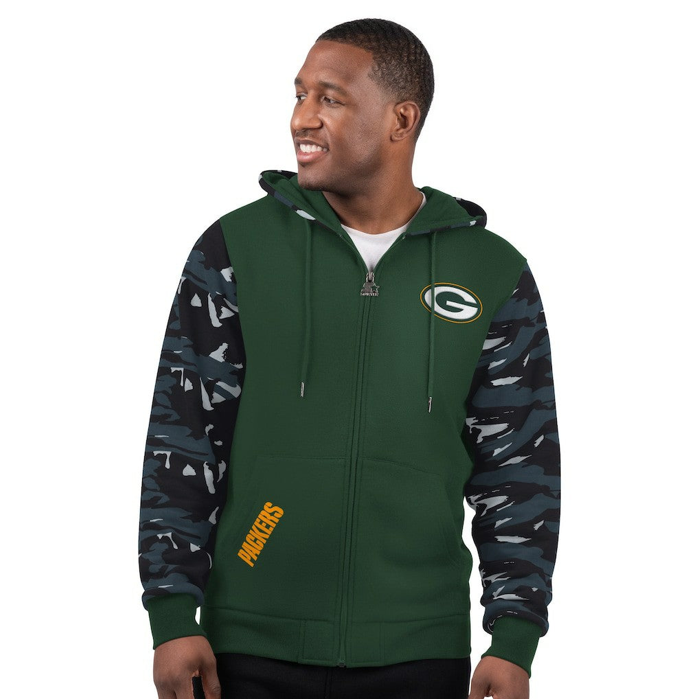 Green Bay Packers Starter Thursday Night Gridiron Full-Zip Hoodie - Green cheap