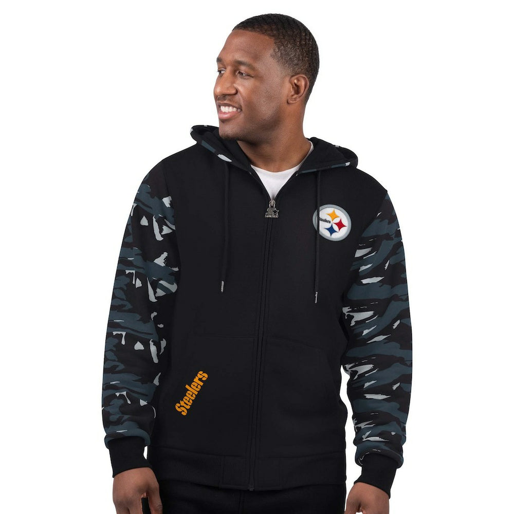 Pittsburgh Steelers Starter Thursday Night Gridiron Full-Zip Hoodie - Black online