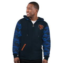 Chicago Bears Starter Thursday Night Gridiron Full-Zip Hoodie - Navy on sale