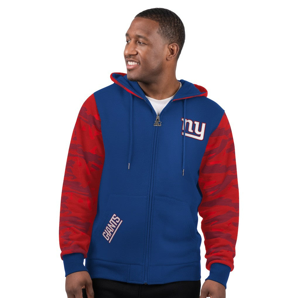 New York Giants Starter Thursday Night Gridiron Full-Zip Hoodie - Royal discount