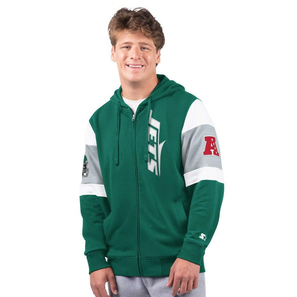 New York Jets Starter Extreme Full-Zip Hoodie - Green discount