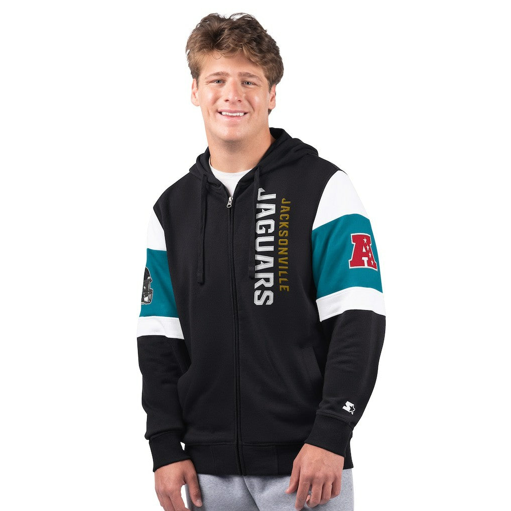 Jacksonville Jaguars Starter Extreme Full-Zip Hoodie - Black cheap
