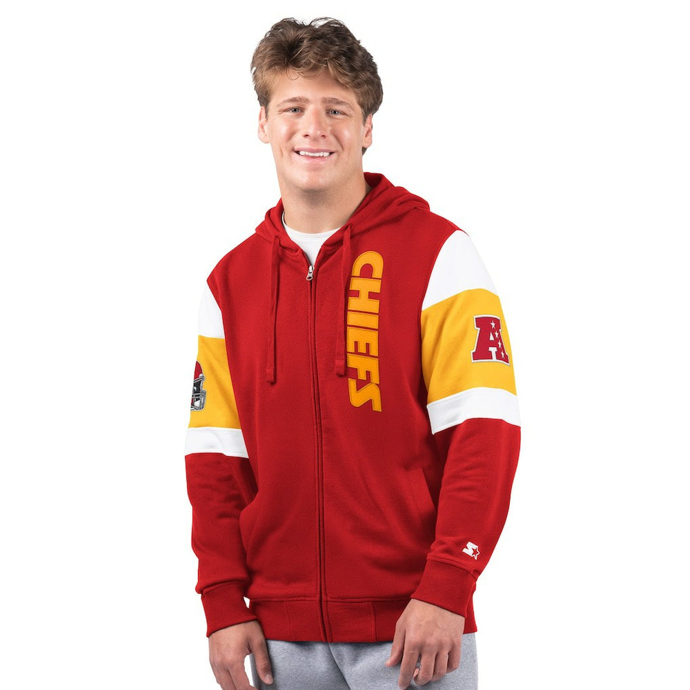 Kansas City Chiefs Starter Extreme Full-Zip Hoodie - Red discount