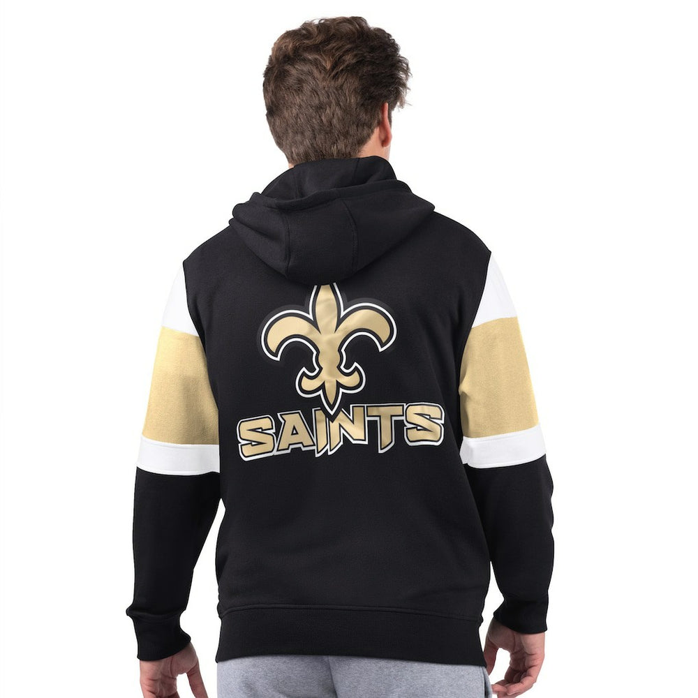 New Orleans Saints Starter Extreme Full-Zip Hoodie - Black sale
