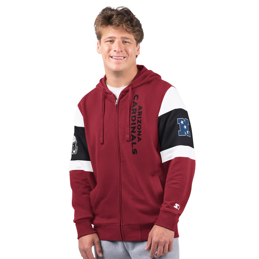 Arizona Cardinals Starter Extreme Full-Zip Hoodie - Cardinal for sale
