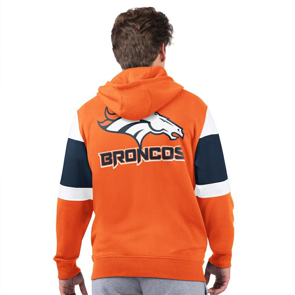 Denver Broncos Starter Extreme Full-Zip Hoodie - Orange for sale