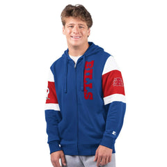 Buffalo Bills Starter Extreme Vintage Logo Full-Zip Hoodie - Royal on sale