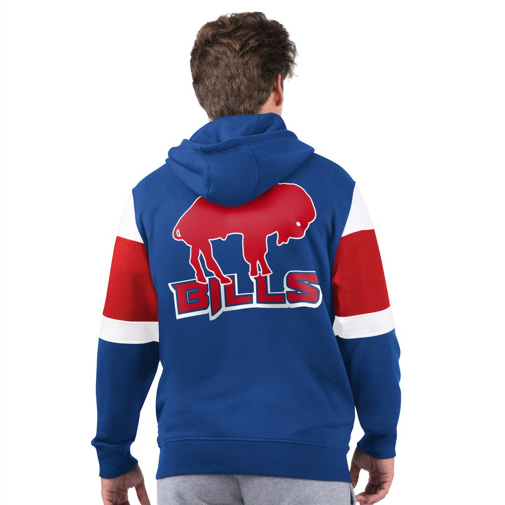Buffalo Bills Starter Extreme Vintage Logo Full-Zip Hoodie - Royal on sale