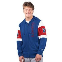 New York Giants Starter Extreme Vintage Logo Full-Zip Hoodie - Royal cheap