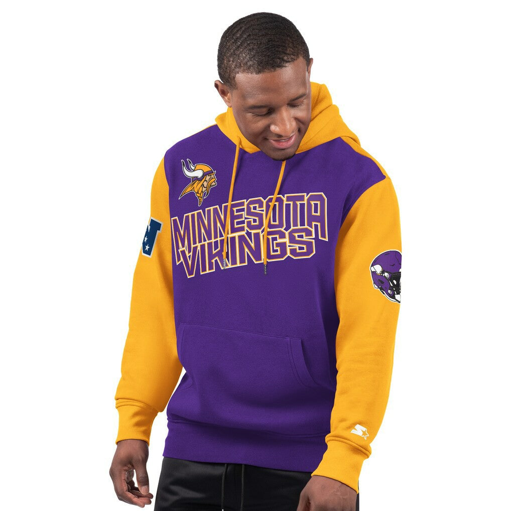 Minnesota Vikings Starter Extreme Pullover Hoodie - Purple online