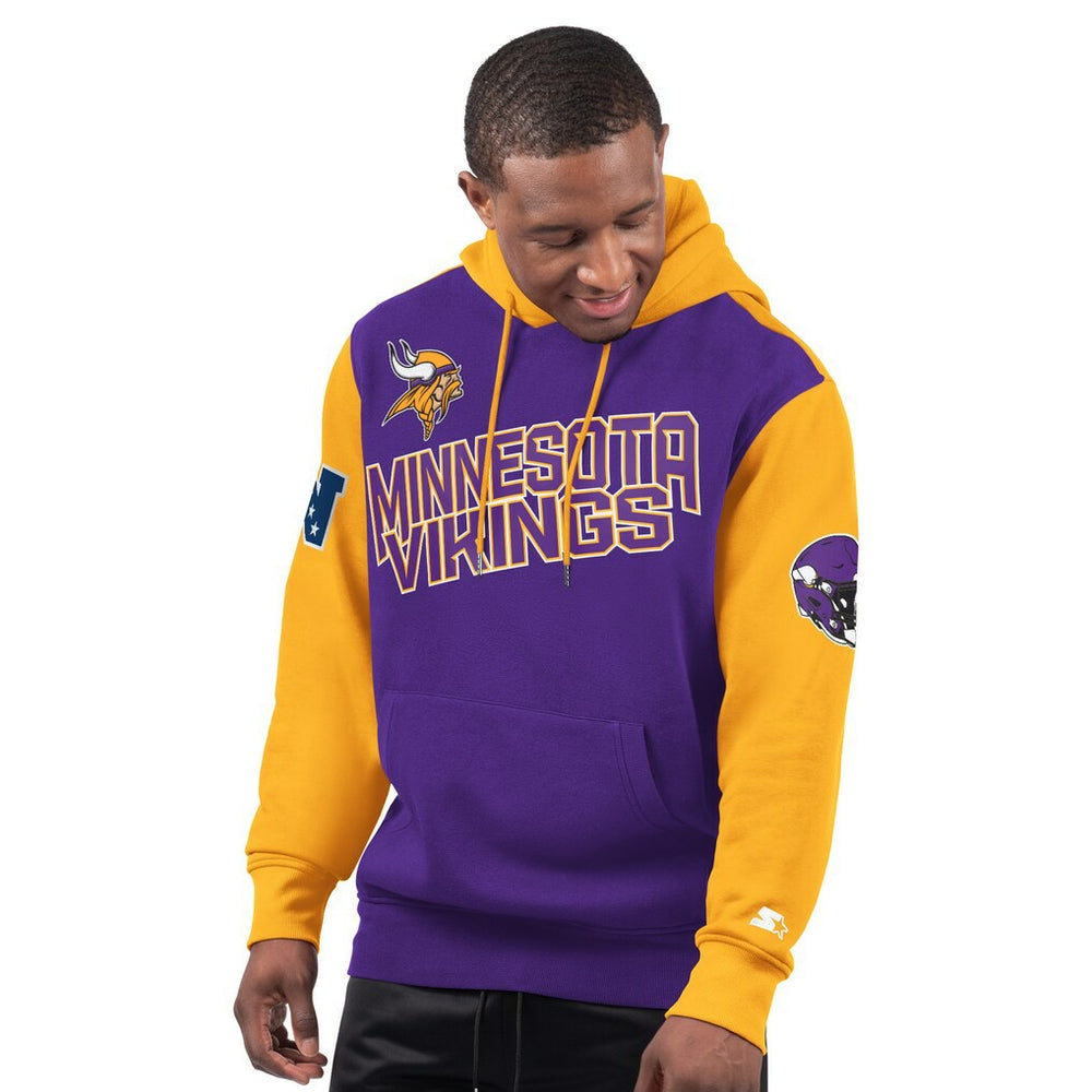 Minnesota Vikings Starter Extreme Pullover Hoodie - Purple online