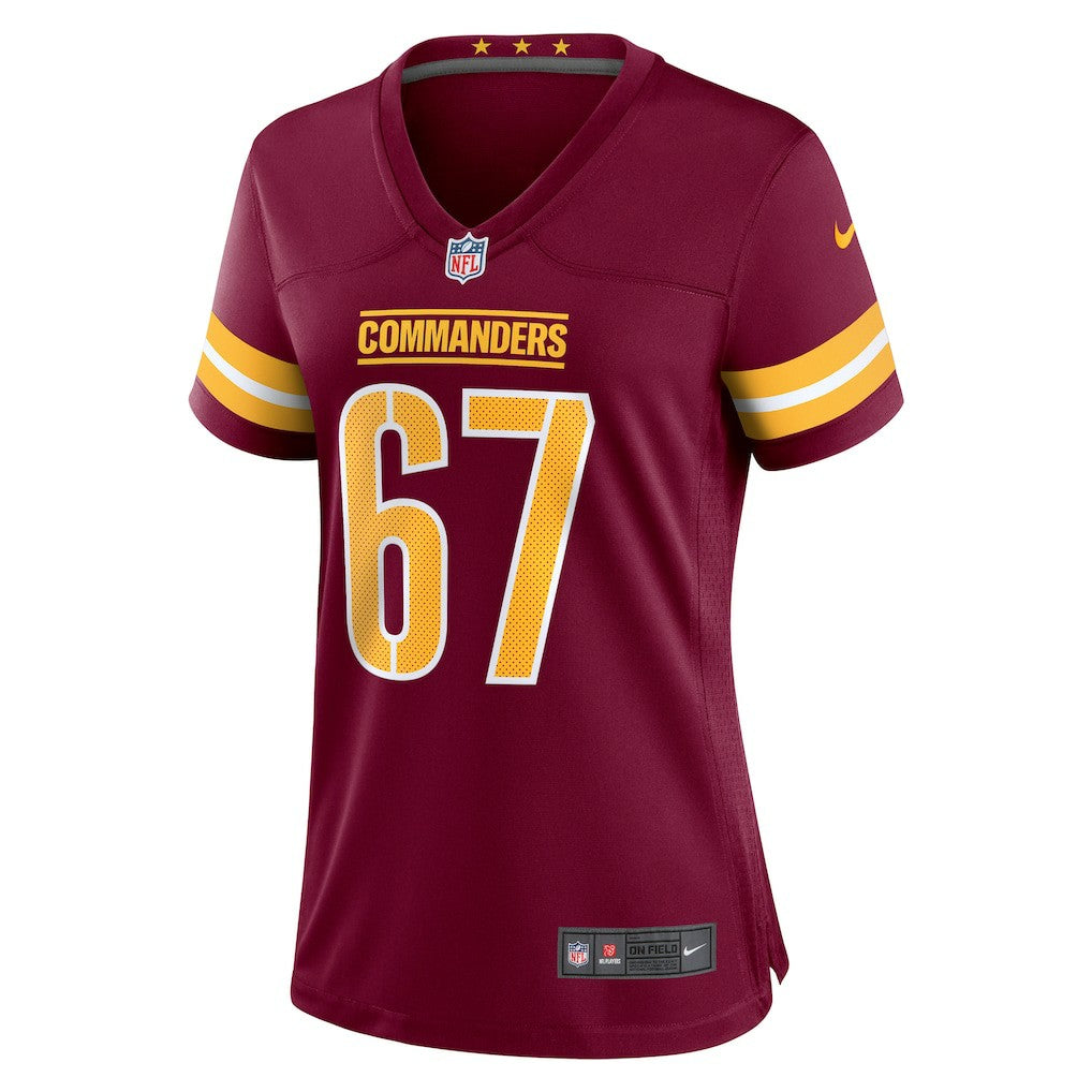 Nick Allegretti Washington Commanders Women's Game Jersey - Burgundy for sale
