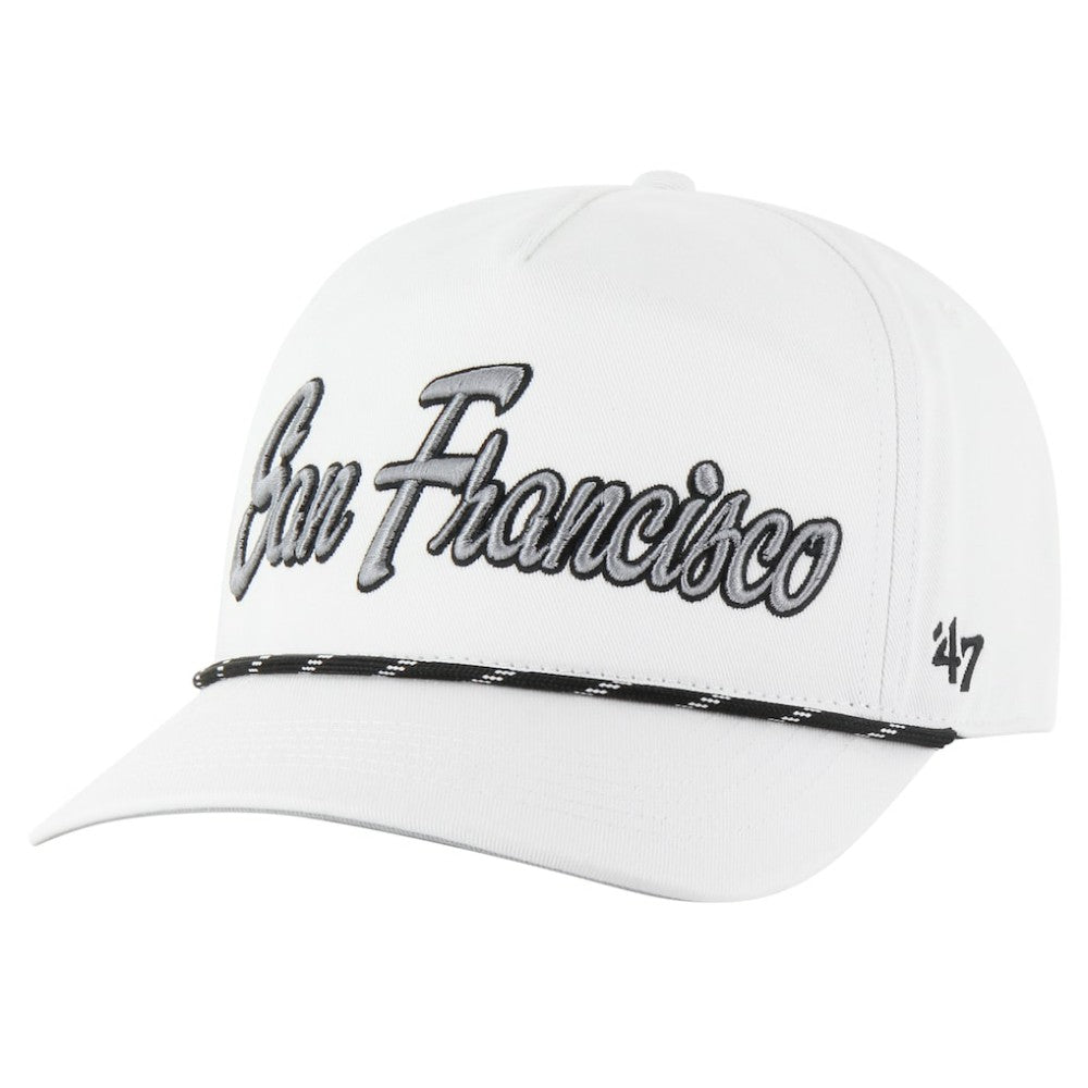 San Francisco Giants Overhand Speckle Hitch Rope Adjustable Hat White