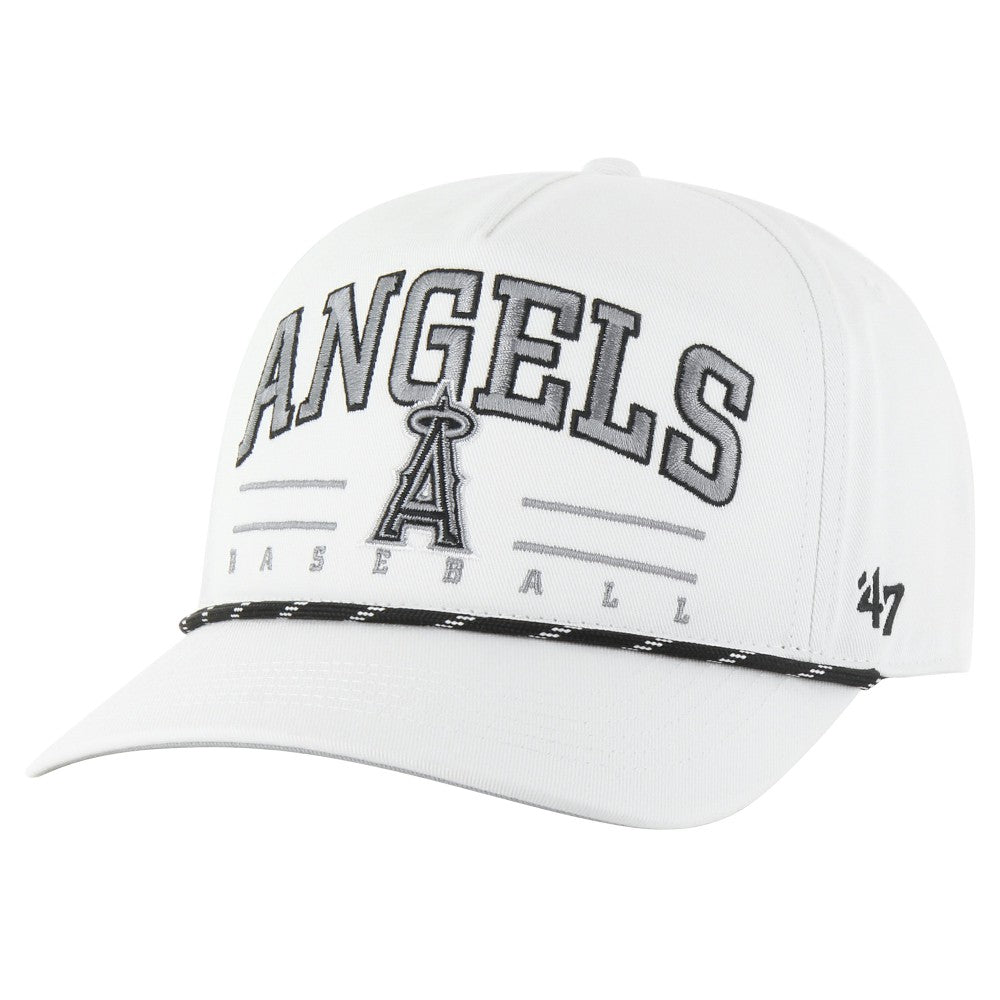 Los Angeles Angels Roscoe Speckle Hitch Adjustable Hat White