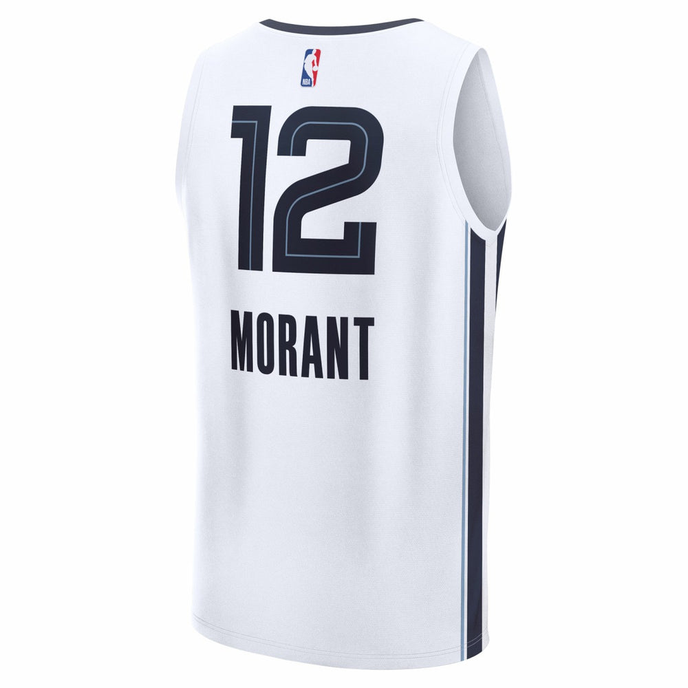 Ja Morant Memphis Grizzlies Fast Break Replica Player Jersey - Association Edition - White online