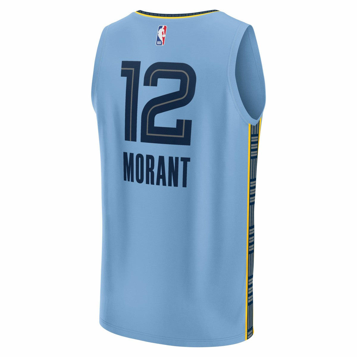 Ja Morant Memphis Grizzlies Fast Break Replica Player Jersey - Statement Edition - Light Blue on sale
