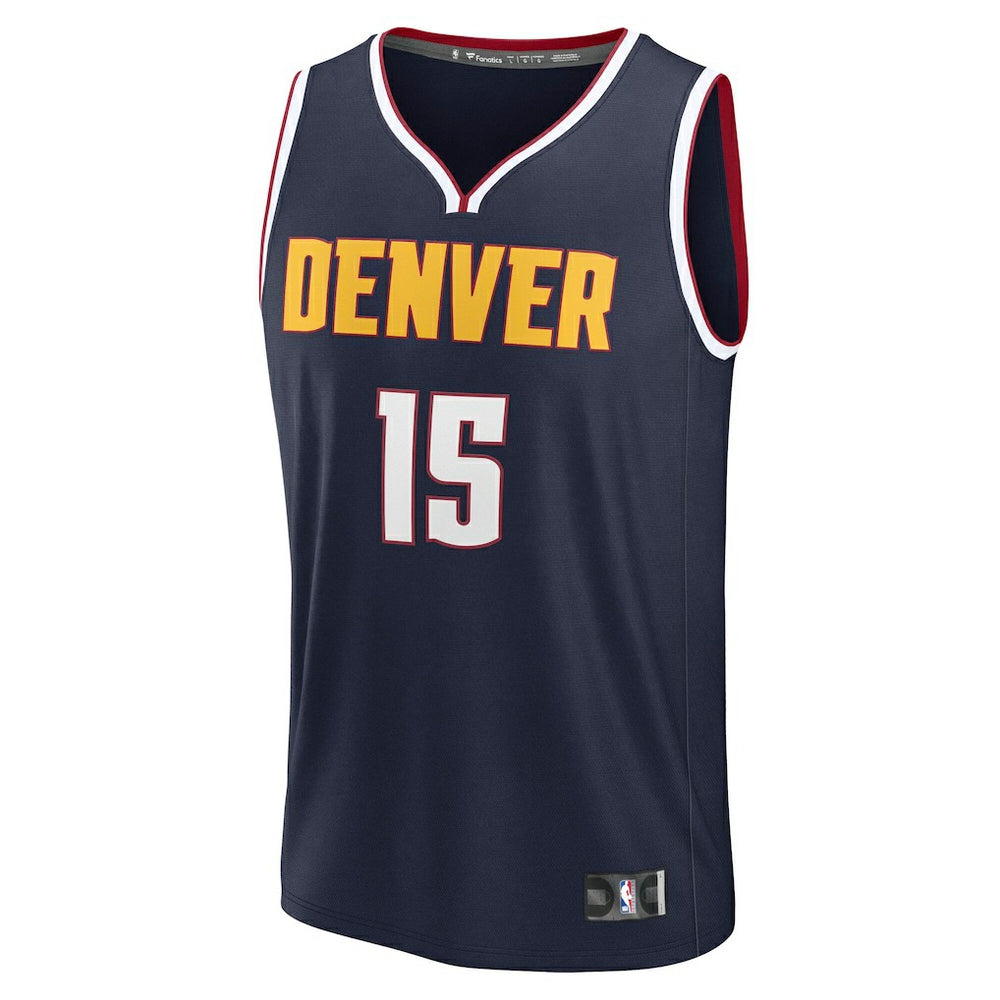 Nikola Jokic Denver Nuggets Fast Break Replica Player Jersey - Icon Edition - Navy discount