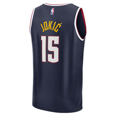 Nikola Jokic Denver Nuggets Youth Fast Break Replica Player Jersey sale - Icon Editi- Navy sale