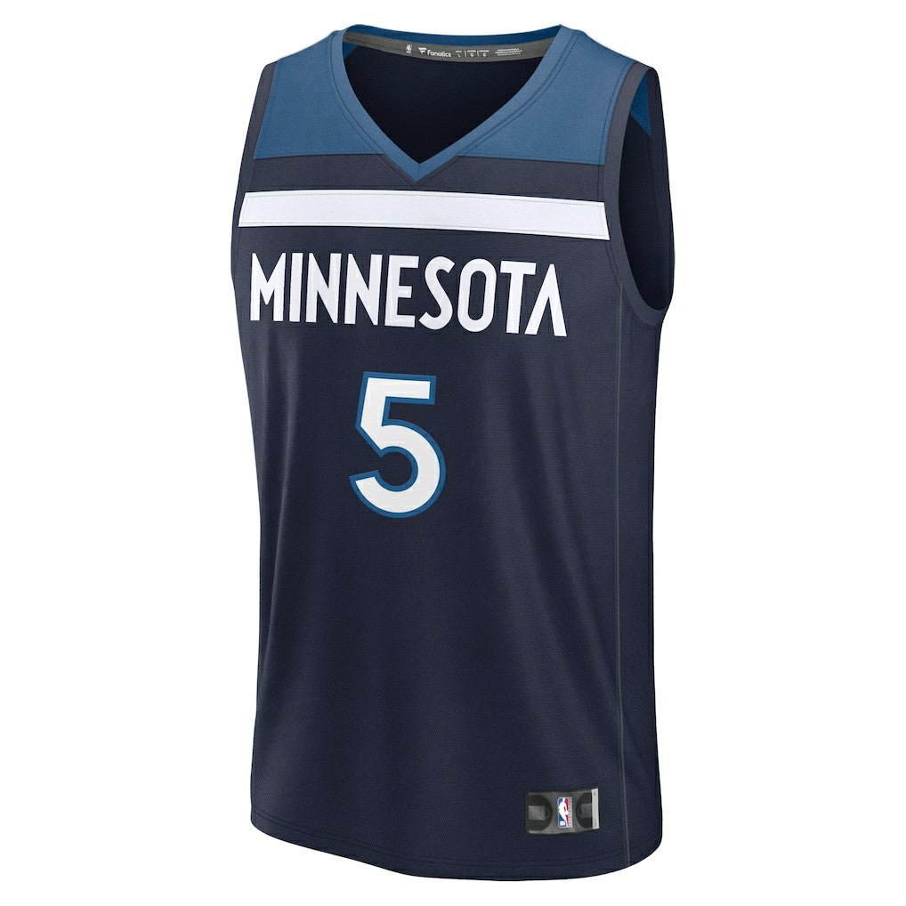 Anthony Edwards Minnesota Timberwolves Fast Break Replica Player Jersey - Icon Edition - Navy outlet