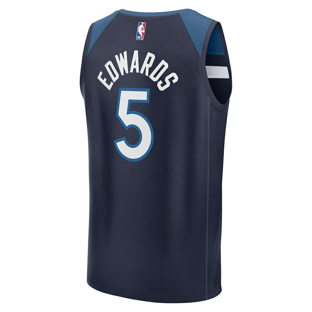 Anthony Edwards Minnesota Timberwolves Fast Break Replica Player Jersey - Icon Edition - Navy outlet