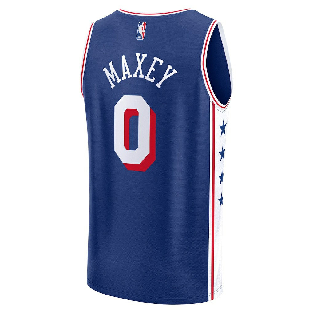 Tyrese Maxey Philadelphia 76ers Fast Break Replica Player Jersey - Icon Edition - Royal for sale