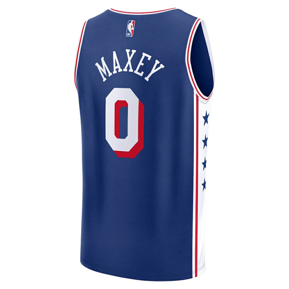 Tyrese Maxey Philadelphia 76ers Youth Fast Break Replica Player Jersey - Icon Edition - Royal on sale