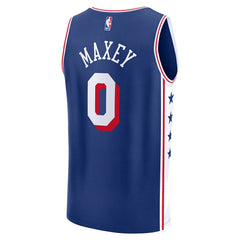 Tyrese Maxey Philadelphia 76ers Youth Fast Break Replica Player Jersey - Icon Edition - Royal on sale