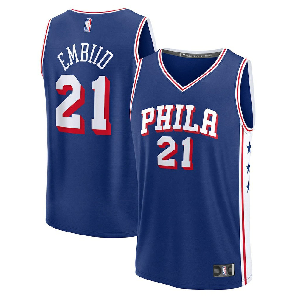 Joel Embiid Philadelphia 76ers Fast Break Replica Player Jersey - Icon Edition - Royal online