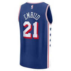 Joel Embiid Philadelphia 76ers Youth Fast Break Replica Player Jersey - Icon Edition - Royal shop