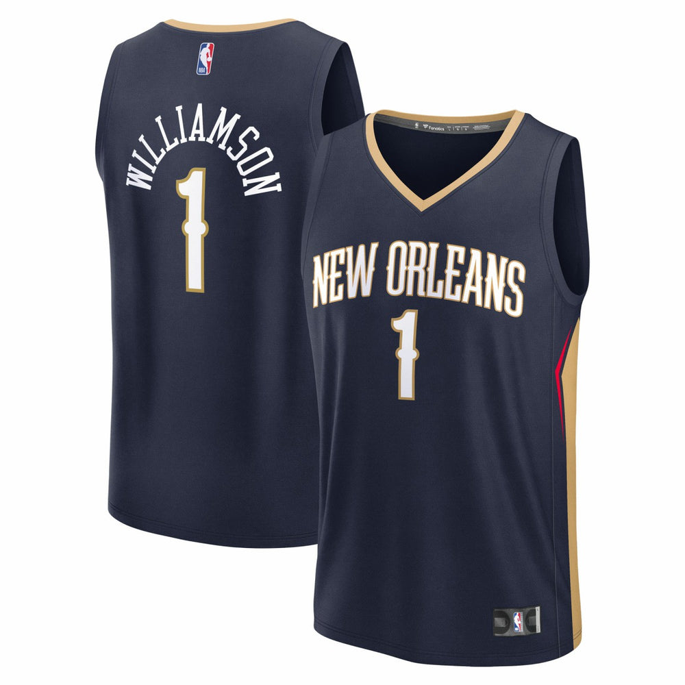 Zion Williamson New Orleans Pelicans Fast Break Replica Player Jersey - Icon Edition - Navy shop