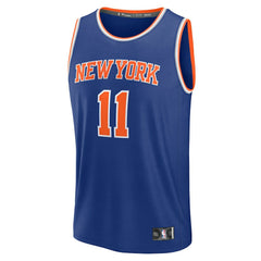 Jalen Brunson New York Knicks Fast Break Replica Player Jersey - Icon Edition - Blue discount