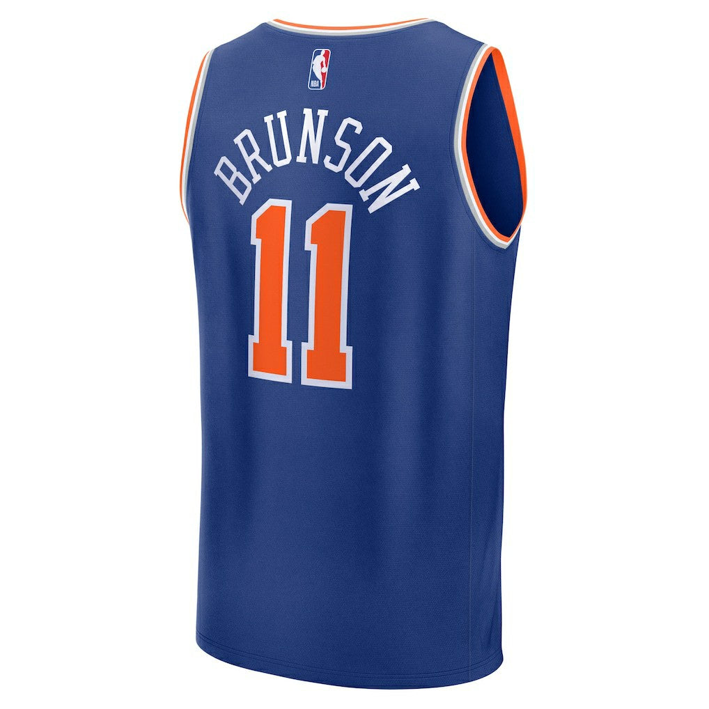 Jalen Brunson New York Knicks Fast Break Replica Player Jersey - Icon Edition - Blue discount