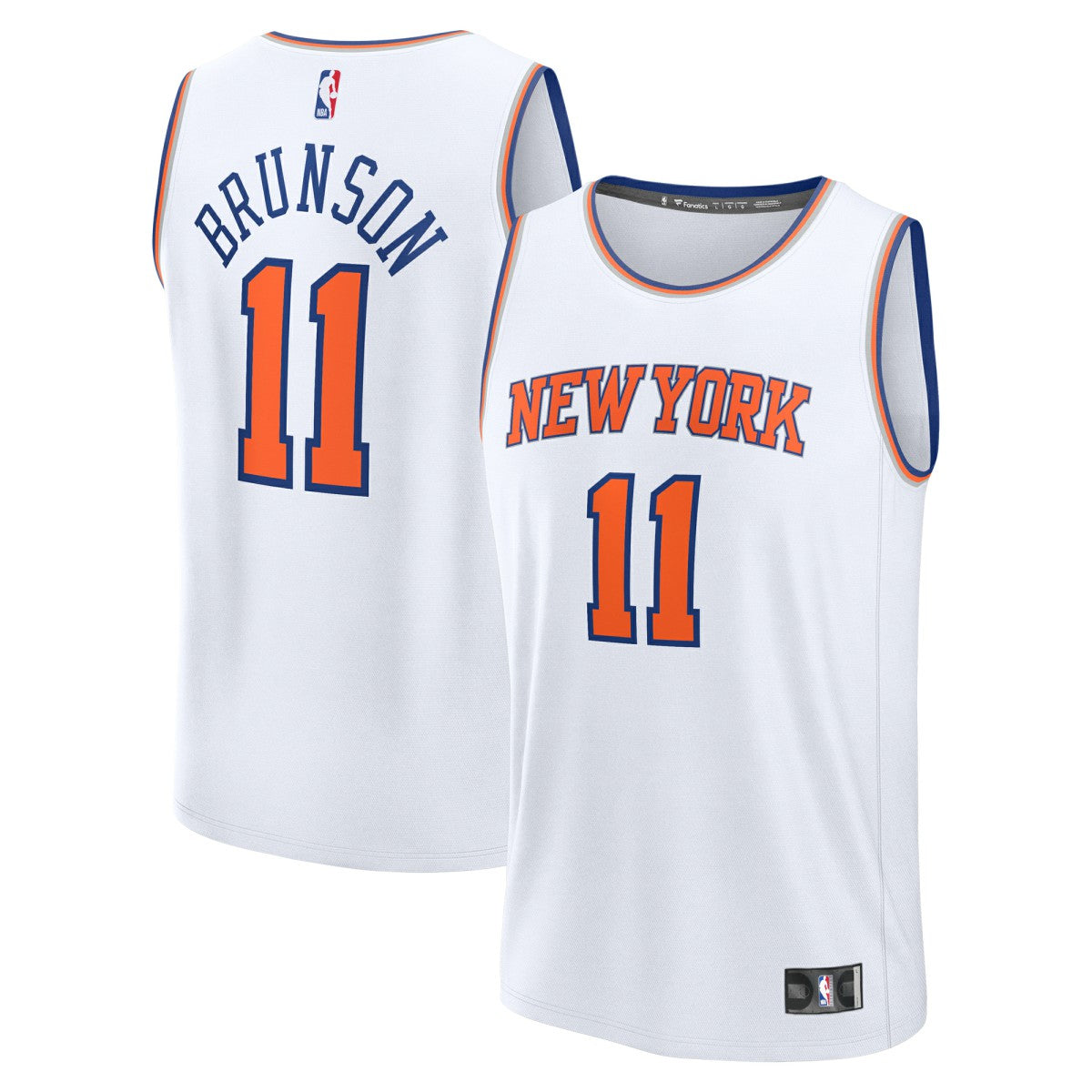Jalen Brunson New York Knicks Fast Break Replica Player Jersey - Association Edition - White for sale