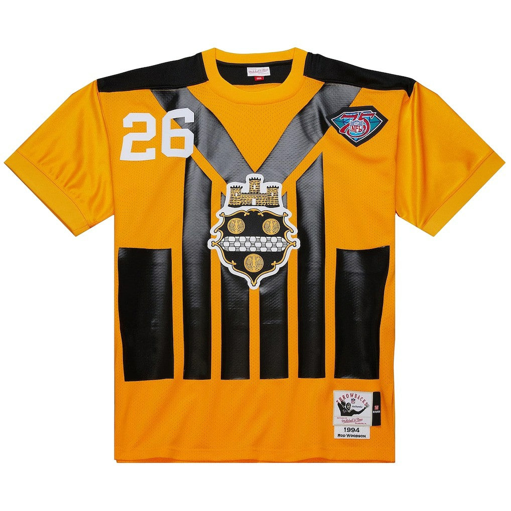 Rod Woodson Pittsburgh Steelers 1994 Authentic Throwback Retired Player Jersey - Gold outlet