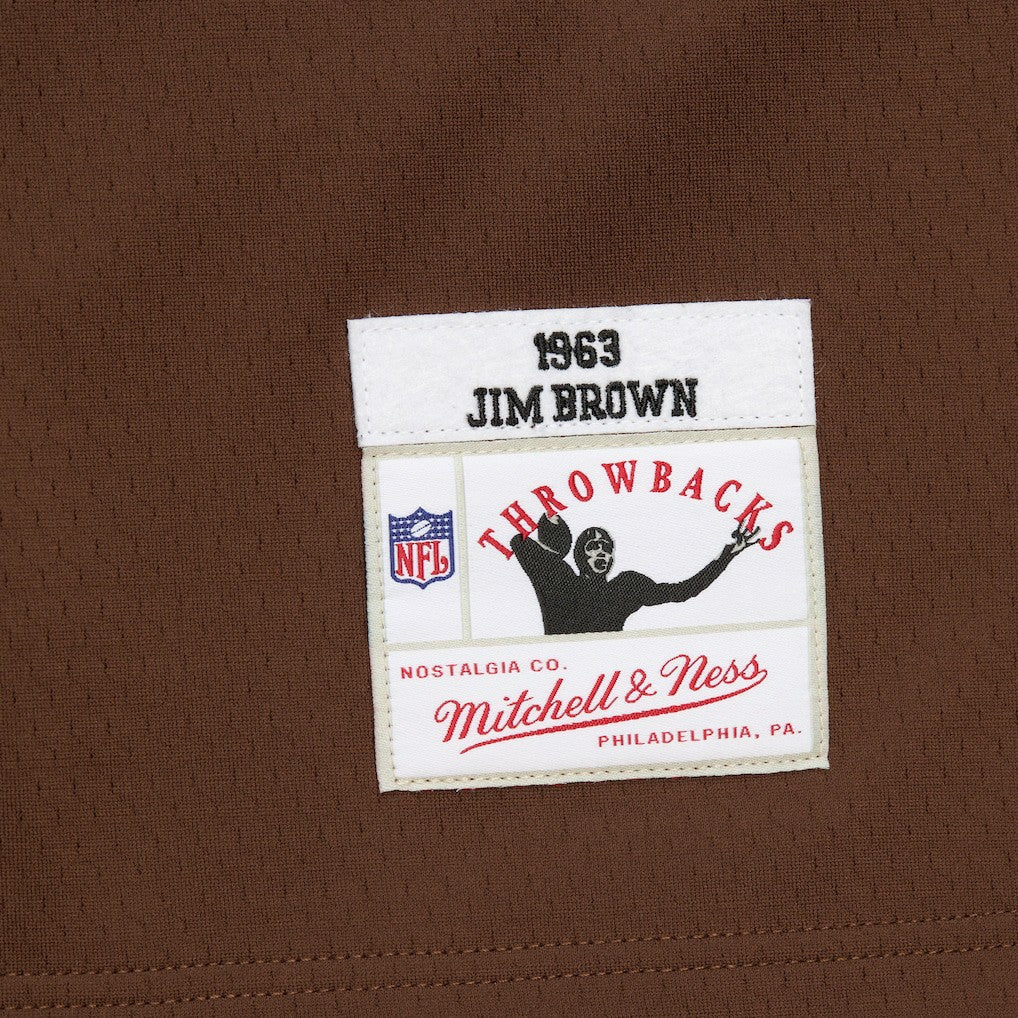 Jim Brown Cleveland Browns Player Name & Number Hoodie Legacy Jersey - Brown on sale