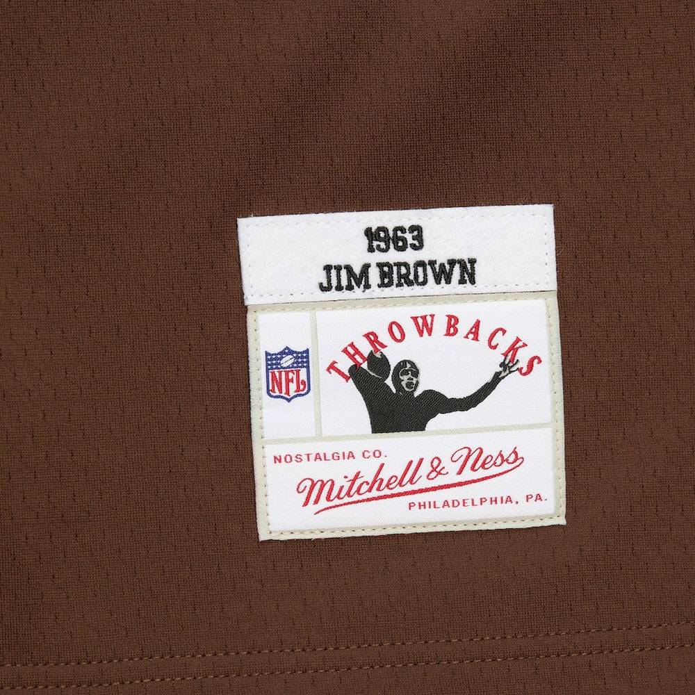 Jim Brown Cleveland Browns Player Name & Number Hoodie Legacy Jersey - Brown on sale