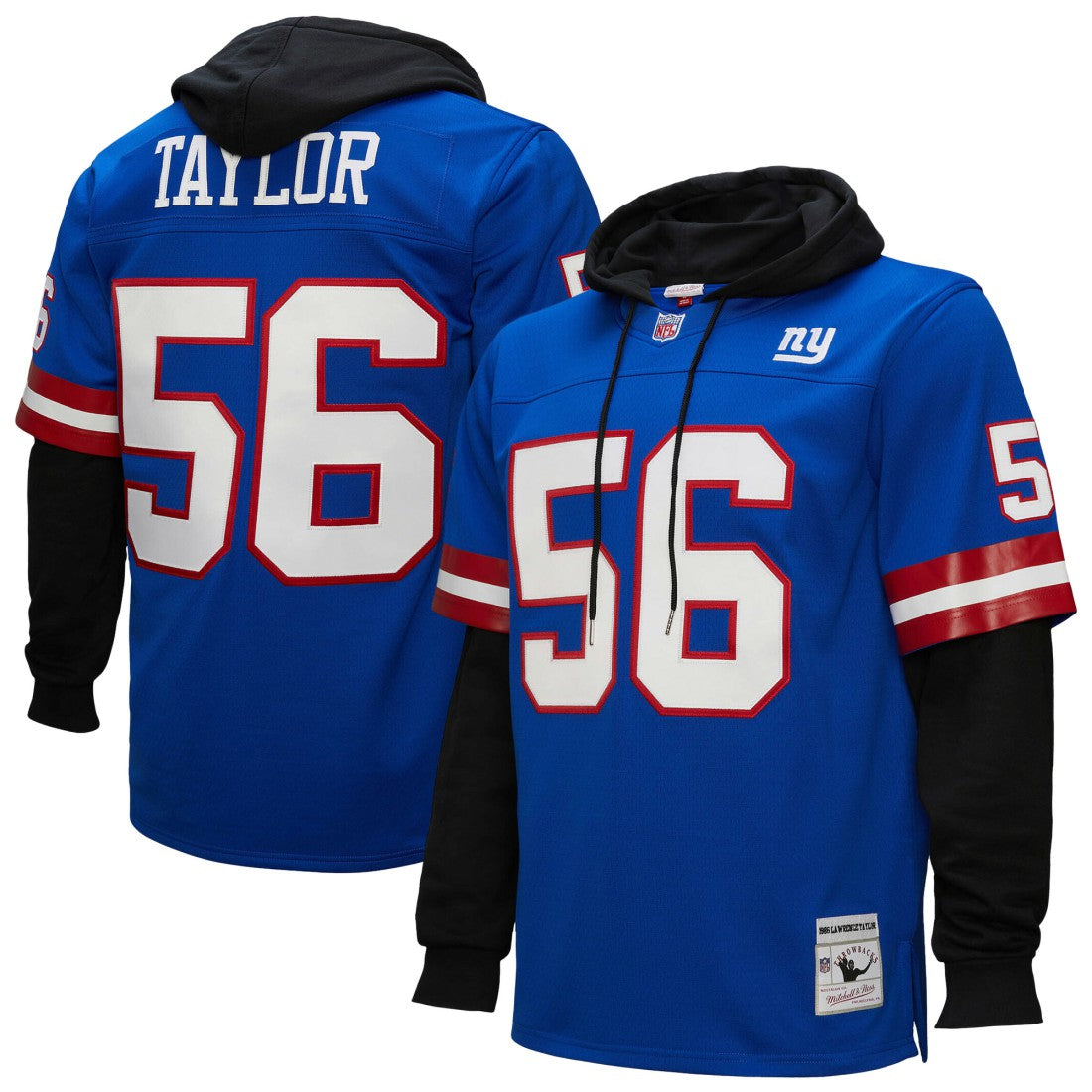 Lawrence Taylor New York Giants Player Name & Number Hoodie Legacy Jersey - Royal for sale